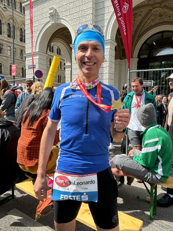 Leonardo Filippi 21 aprile 2024 Mezza Maratona di Vienna
