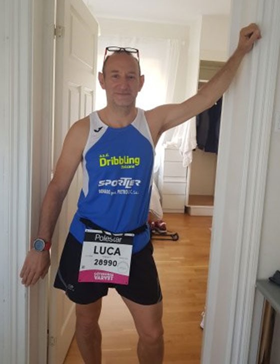 Luca Inglese mezza maratona Goteborg 2024